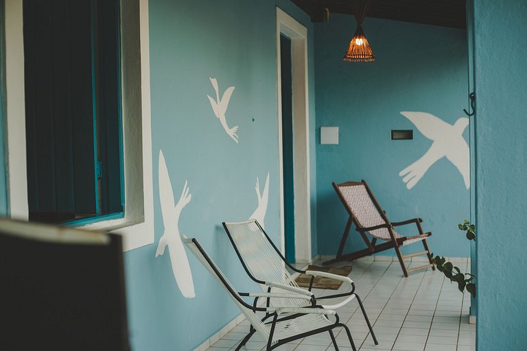 4 quartos ao lado da praia do Patacho